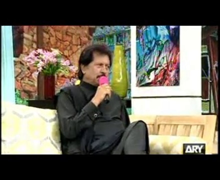 Atta Ullah Essakhelvi in ARY Morning Show with Sanam Baloch  20 April 2015