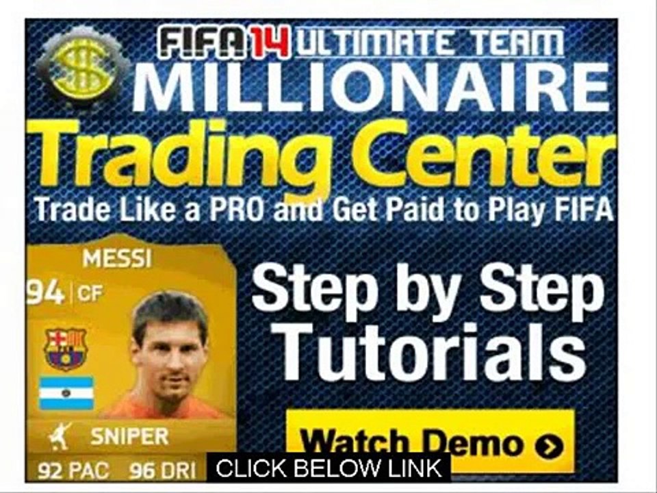 Fifa Ultimate Team How To Make Coins   Fifa 14 Ultimate Team Millionaire Trading Center Autobuyer &