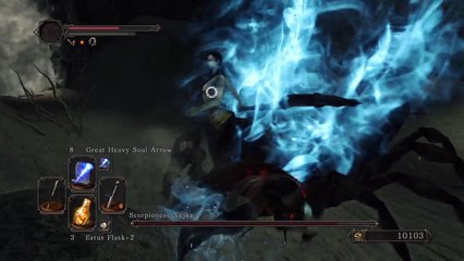 DARK SOULS™ II: Scholar of the First Sin Boss Battle "Scorpion Najka" SOLO