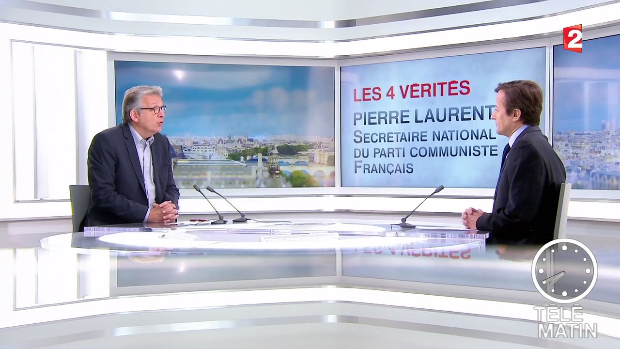 Comparaison FN-PCF : Pierre Laurent demande "des excuses publiques" à François Hollande