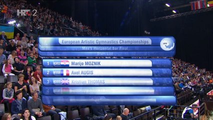 Marijo Možnik - prvak Europe na preči (Montpellier 2015.) HD