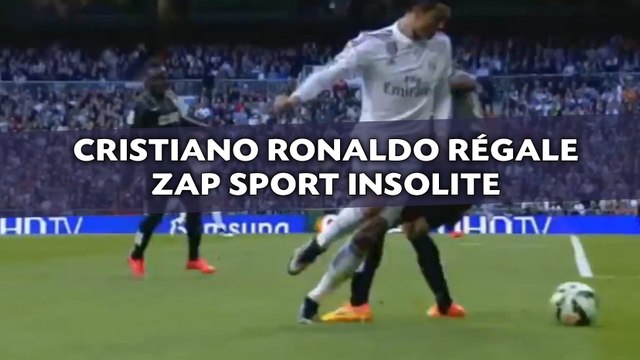 Cristiano Ronaldo régale, Messi dérape... ZAP Sport insolite
