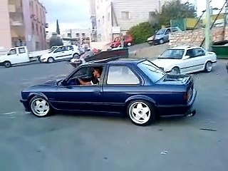 تخميس وتفحيط بي ام دبليو اول ايام العيد