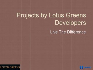 Projects by Lotus Green Developers