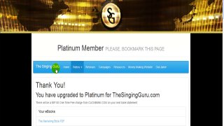 The Singing Guru Review- The Singing Guru Basic and Platinium membership walkthrough