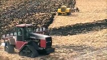 International 4300 and quadtrac tractors plowing