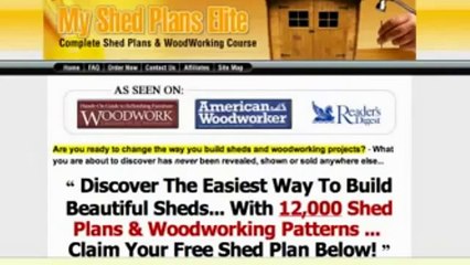 My Shed Plans Elite Review
