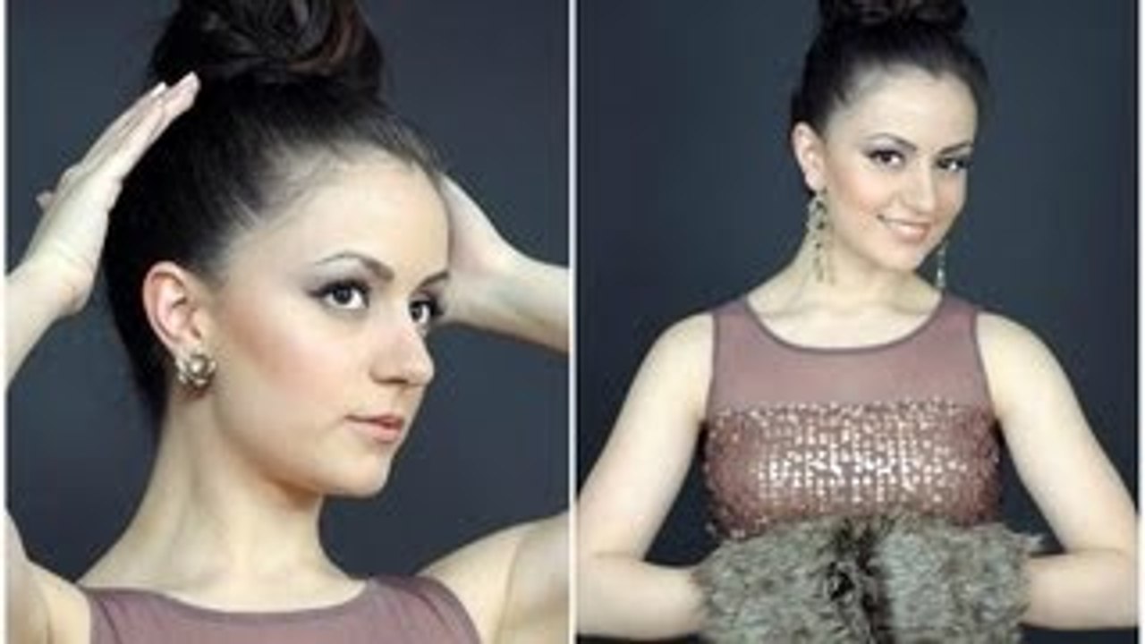 How To Elegant High Bun