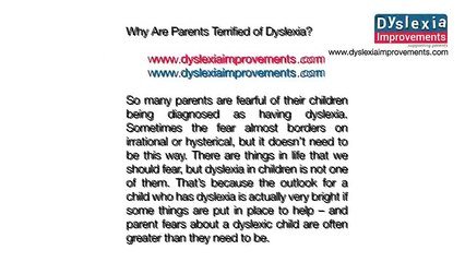 Visual Dyslexia Explained - how text appears with Scotopic Sensitivity (dyslexia) (full version)