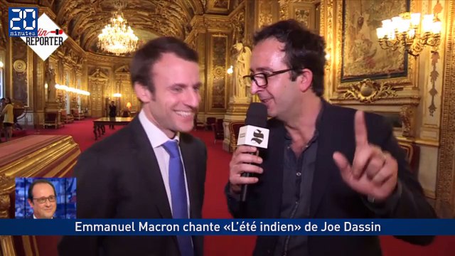 Macron chante «L’été indien» de Joe Dassin