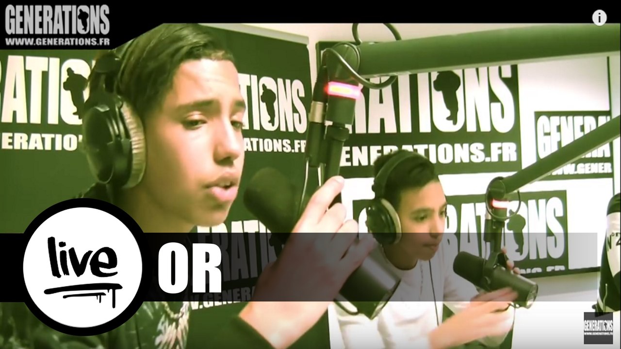 OR - Notre Route (Live des studios de Generations)