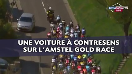 Cyclisme: Une voiture à contresens sur la route de l'Amstel Gold Race