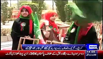 A Family From NA-246 Came To Jalsa Gah Before Time Just To Welcome Imran And Reham Khan