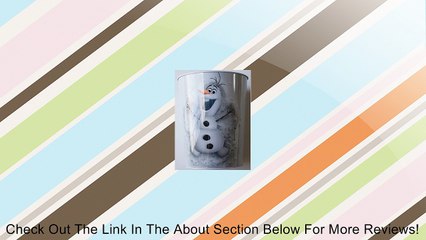 Frozen Olaf Garbage Can Waste Basket Review