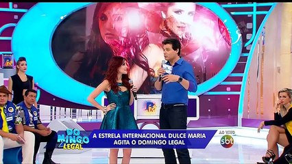 Dulce Maria participa do Domingo Legal - Completo 19-04-2015