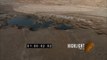HD Aerial footage of israel: Dead Sea Sinkholes
