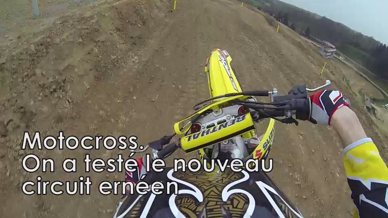Motocross. On a testé le nouveau circuit ernéen