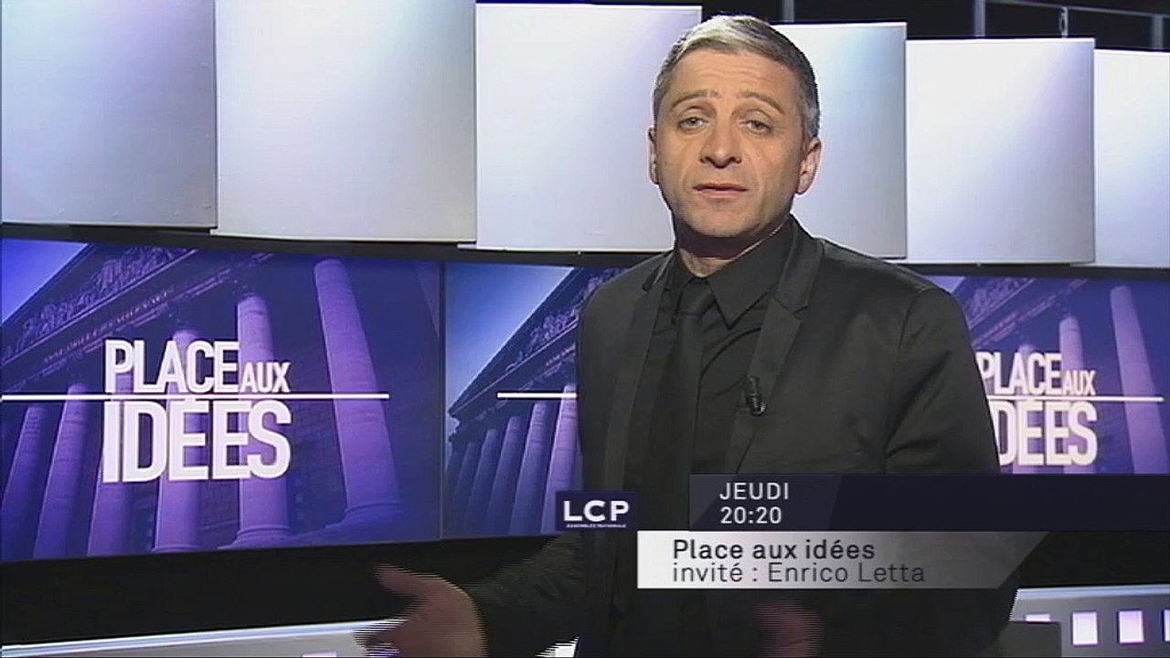 « Europe : état d’urgence ? » - Place aux idées reçoit Enrico Letta
