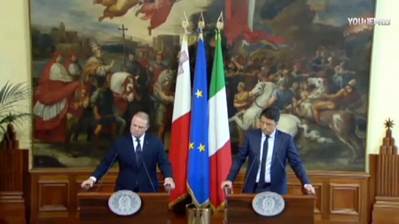Renzi: nel Mediterraneo crisi umanitaria, comunità internazionale deve fermare nuovi schiavisti