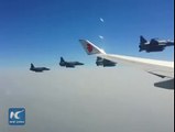 Footage of JF17 Thunder jets escorting the Chinese president