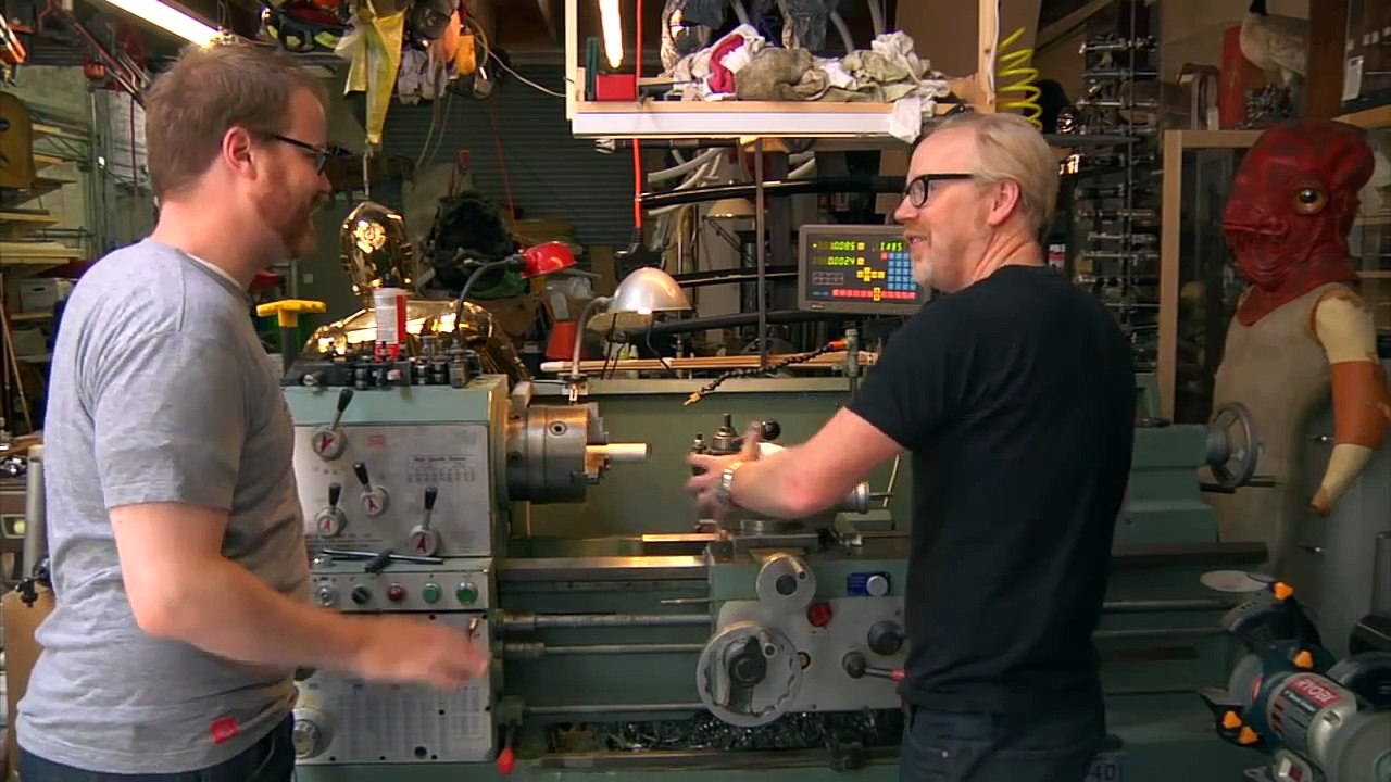 Inside Adam Savage's Cave: Metal Lathe with Digital Readout