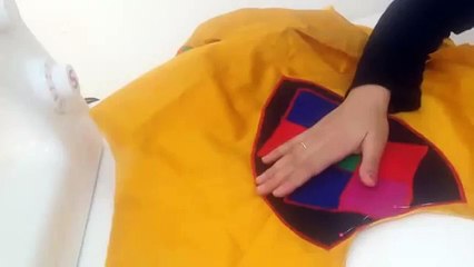 How to stitch kurti with lining