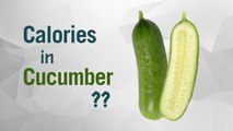 Healthwise: How Many Calories in Cucumber? Diet Calories, Calories Intake and Healthy Weight Loss