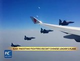Exclusive Footage of ‪ Pakistani JF17 Thunder‬ jets escorting the Chinese president