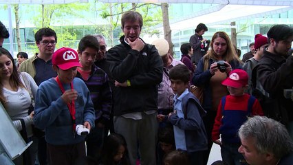 Drones and health apps at Santiago's "Robotics Day"