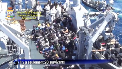 Naufrage: les corps des migrants débarqués à Malte