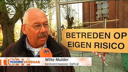 Kerk van Farmsum vanaf vandaag een bouwput - RTV Noord