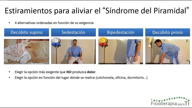 Cómo aliviar el síndrome del piramidal o pseudociática con 4 estiramientos - Fisioterapia para TI