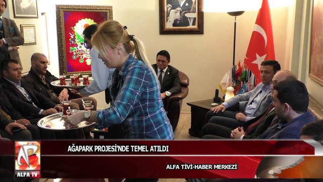 Ağapark projesi’nde temel atıldı