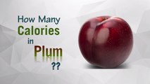 Healthwise: How Many Calories in Plum? Diet Calories, Calories Intake and Healthy Weight Loss