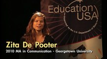 Applying to U.S. Universities - Zita De Pooter, 2010 Fulbright Grantee