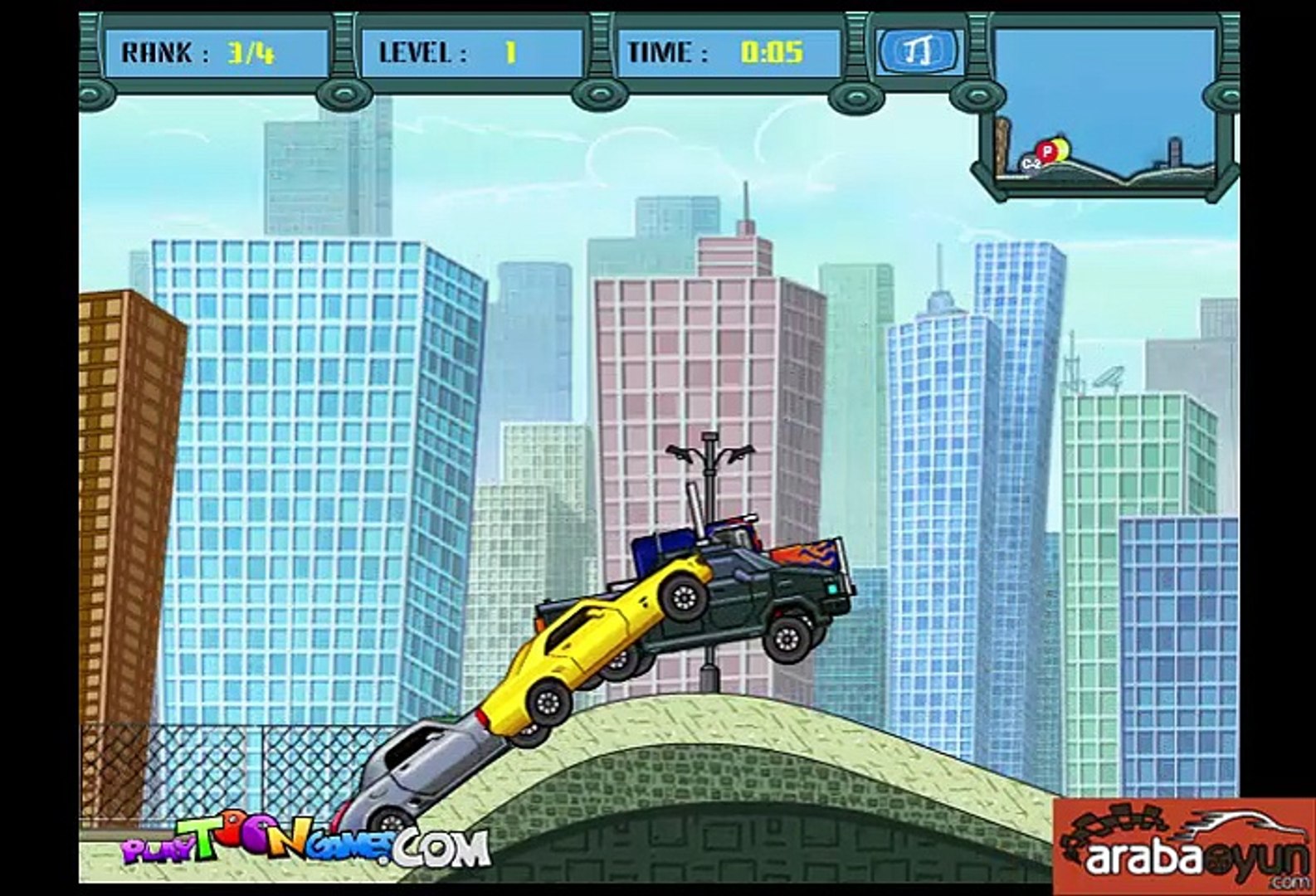 Cizgi Film Acil Durum Araclari Araba Yarisi Youtube