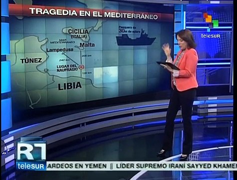 Barco que zozobró en el Mediterráneo con 700 migrantes salió de Libia