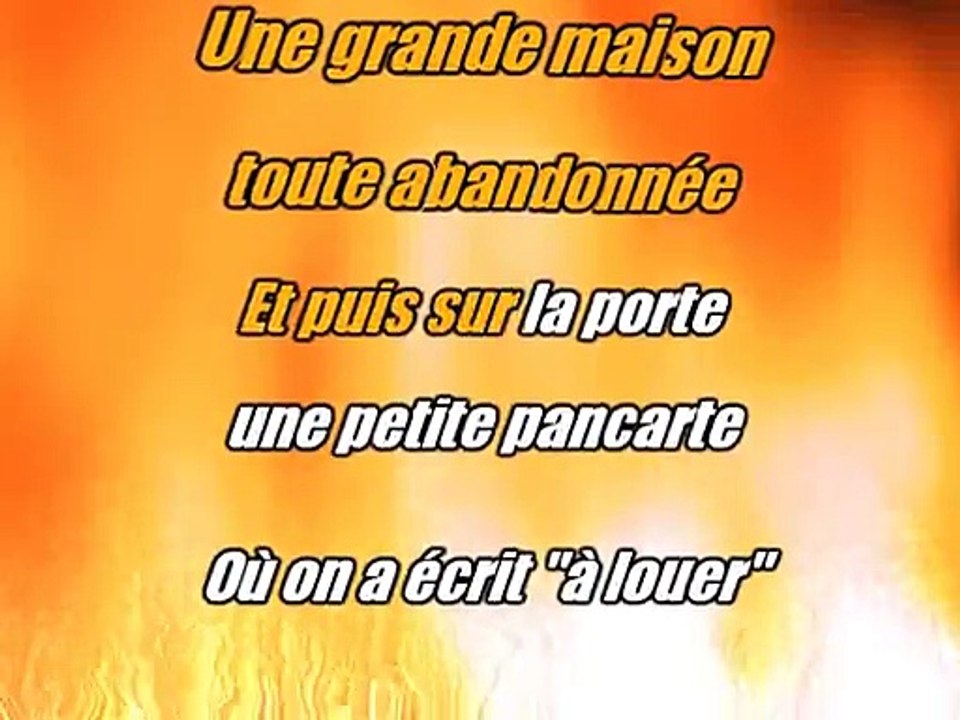 KARAOKE CLAUDE FRANCOIS - Meme si tu revenais