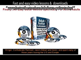 how to learn guitar chords    Adult Guitar Lessons Fast and easy video lessons