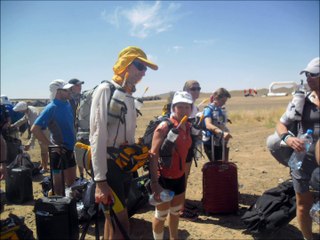 Martine au Marathon des Sables