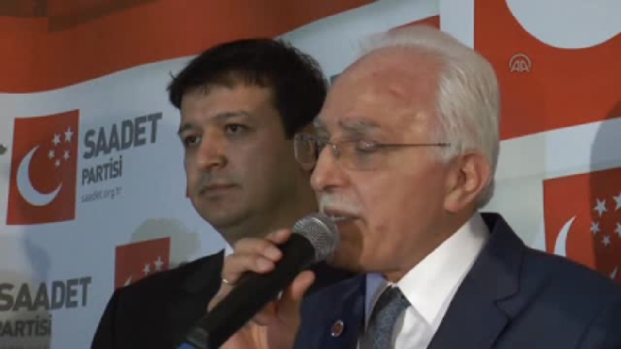 Milli İttifak" Genel Başkanları Kamalak ve Destici, Kayseri'de