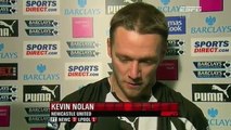 Kevin Nolan and Joey Barton pay tribute to Chris Hughton