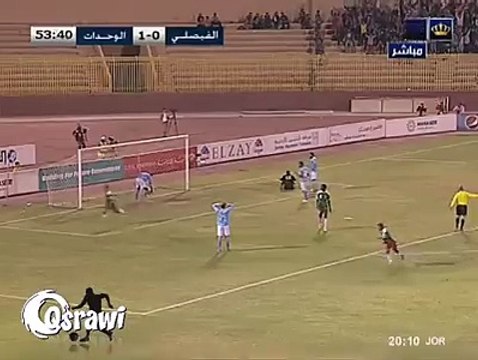 شاهد كيف سجل حارس أردني هدفاً مقصياً في مرماه! ماذا فعلوا به يا ترى ؟؟