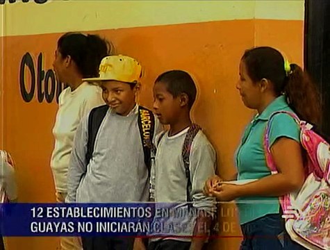 102 planteles educativos sufren daños por lluvias en la Costa