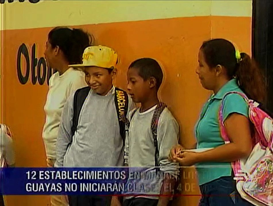102 planteles educativos sufren daños por lluvias en la Costa