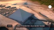 euronews science - Architect unveils 'pyramid's secret rooms'