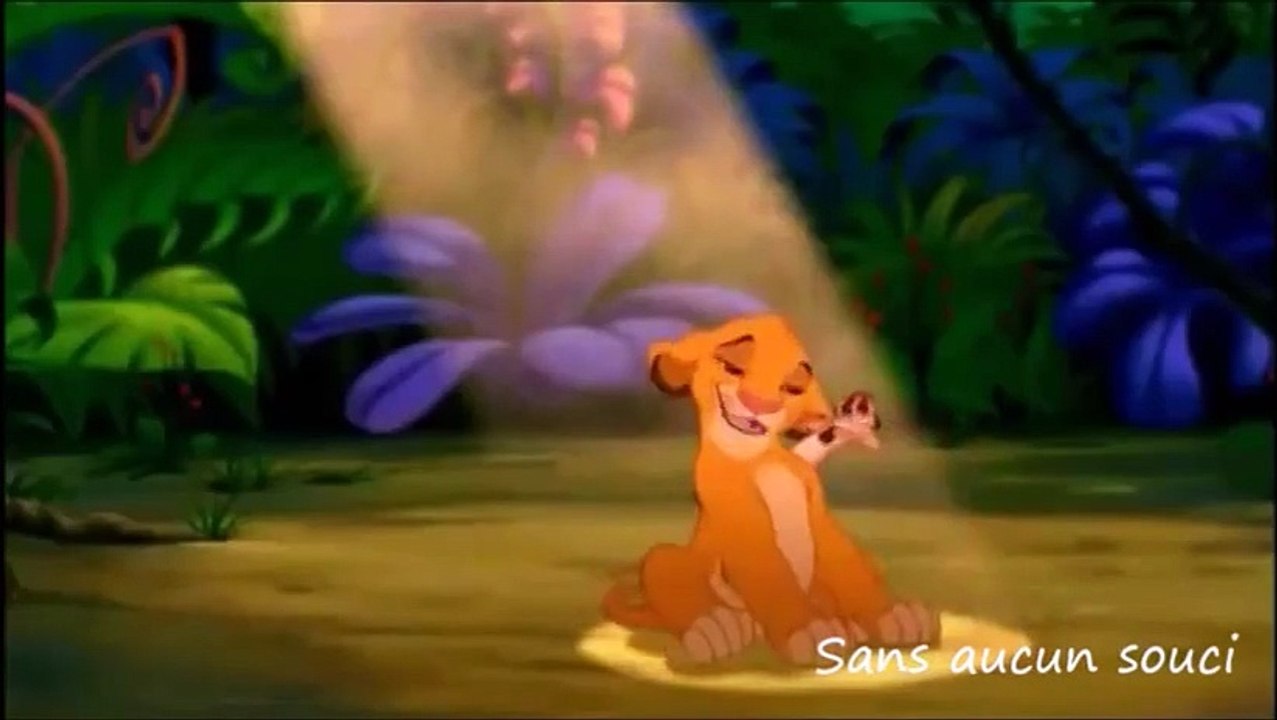 Le Roi Lion - Hakuna Matata - Paroles karaoké [HD] (fr)