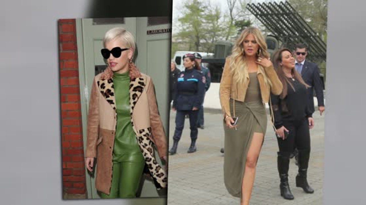 Khloé Kardashian und Hailee Steinfeld rocken den Khaki Trend