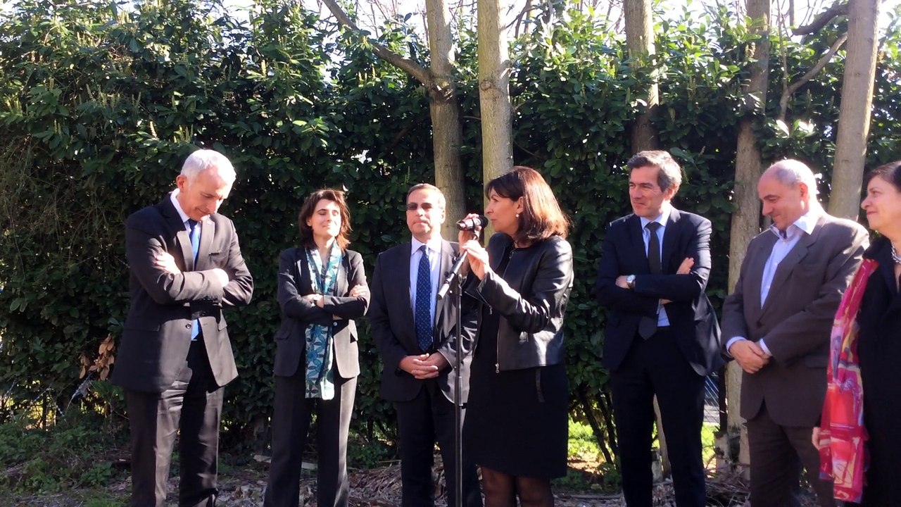 Conférence de presse SNCF / Ville de Paris sur la Petite Ceinture le 7 avril 2015