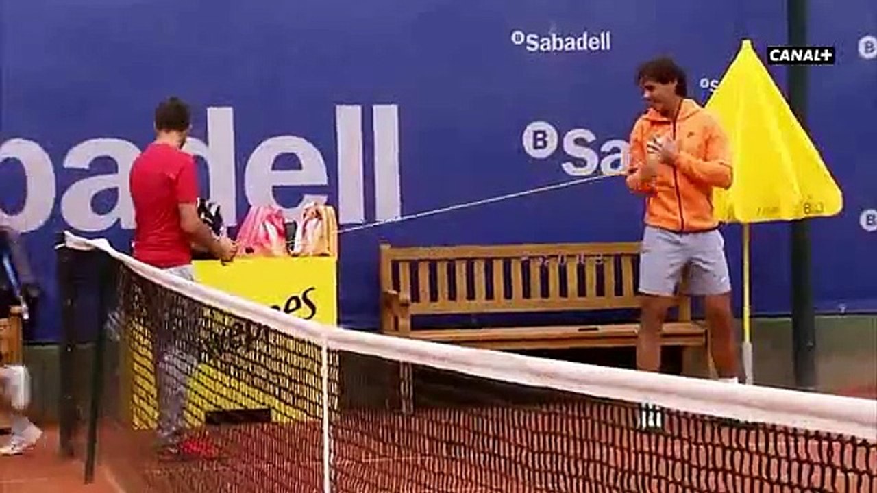 Rafael Nadal's practice and press conference at Barcelona Open 2015.